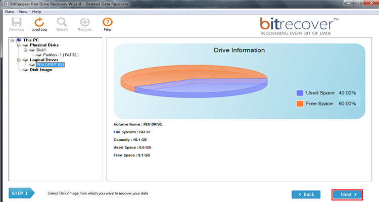 recover pen drive data