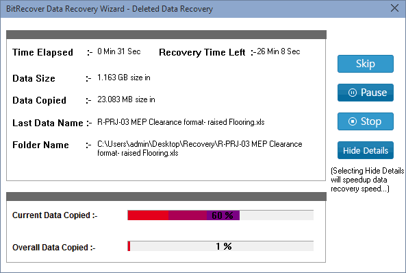 search for the file extensions