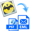 convert bat emails in diverse ways