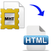 mht to html